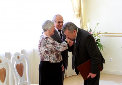 2 июля 2013 года состоялась золотая свадьба, Супруги Мовчан Борис Яковлевич и Анна Николаевна.