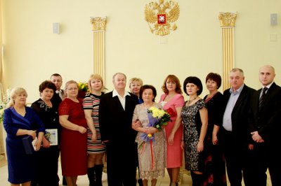 6 марта во Дворце торжеств отпраздновали свой золотой юбилей,супруги Голановы Владимир Григорьевич и Любовь Петровна!