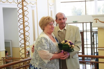 23 апреля 2015 года отпраздновали свой золотой юбилей во Дворце торжеств супруги Петренко, Виктор Ильич и Людмила Федоровна