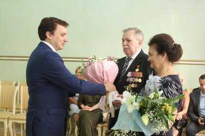 17 августа во Дворце торжеств отметили золотой юбилей супруги Шишкины