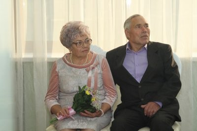 7 сентября во Дворце торжеств отметили золотой юбилей супруги Галимовы