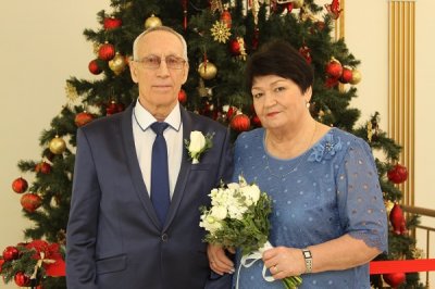 12  декабря 2018 года во Дворце торжеств отметили золотой юбилей супруги Новиковы
