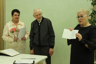 18 января 2019 года во Дворце торжеств отметили золотой юбилей супруги  Коваленко