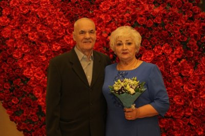 09 февраля  во Дворце торжеств отметили золотой юбилей супруги Андросовы