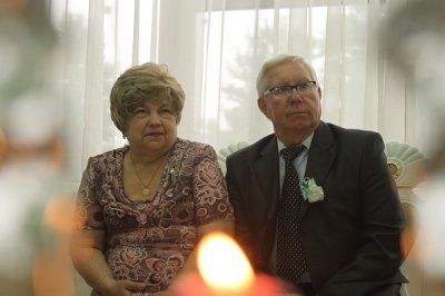 9 августа во Дворце торжеств отметили золотой юбилей супруги Черновы
