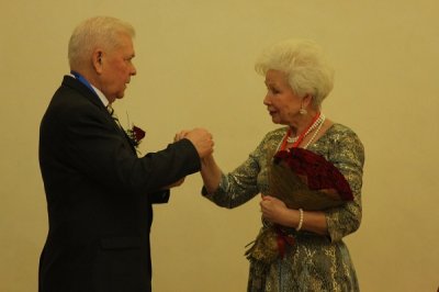 30 ноября отметили золотой юбилей супруги Поповы