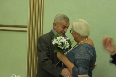 Сапфировый юбилей во Дворце торжеств отметили 2 ноября супруги Граматикополо