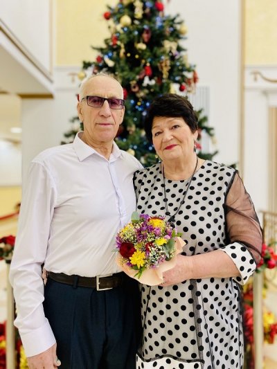 Изумрудный юбилей свадьбы отметили  супруги Новиковы