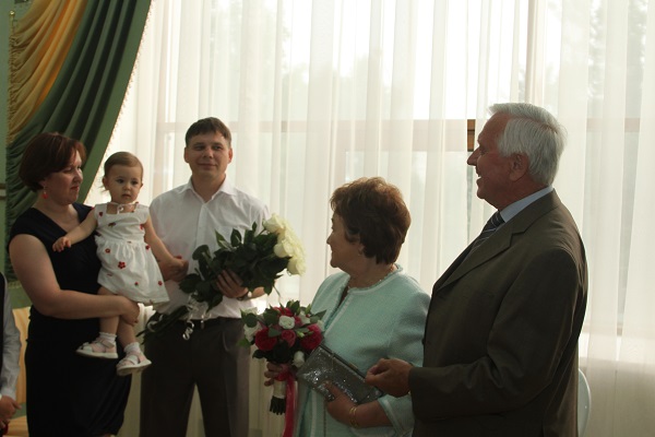 22 июля 2017 года отметили золотой юбилей супруги Левицкие