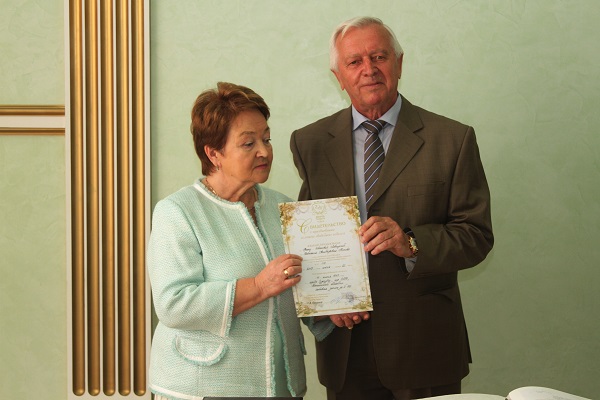 22 июля 2017 года отметили золотой юбилей супруги Левицкие