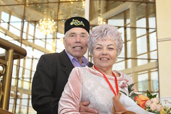 7 сентября во Дворце торжеств отметили золотой юбилей супруги Галимовы