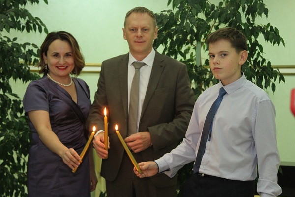 29 сентября 2018 года во Дворце торжеств отметили золотой юбилей супруги Толстенко