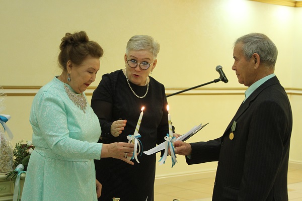 16 ноября 2018 года во Дворце торжеств отметили золотой юбилей супруги Ишгарины