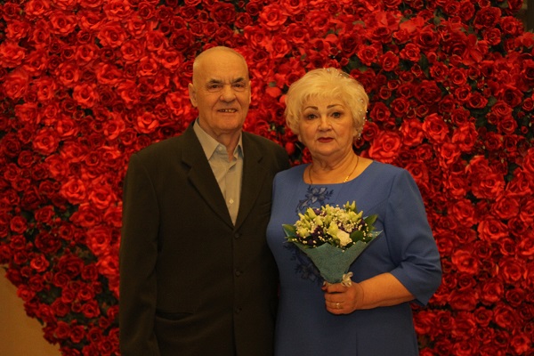 09 февраля  во Дворце торжеств отметили золотой юбилей супруги Андросовы