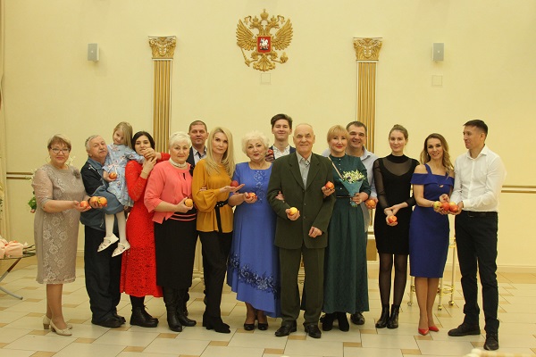 09 февраля  во Дворце торжеств отметили золотой юбилей супруги Андросовы