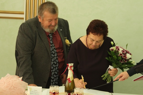 Золотой юбилей 21.09.2019 года во Дворце торжеств  супругов  Шулика