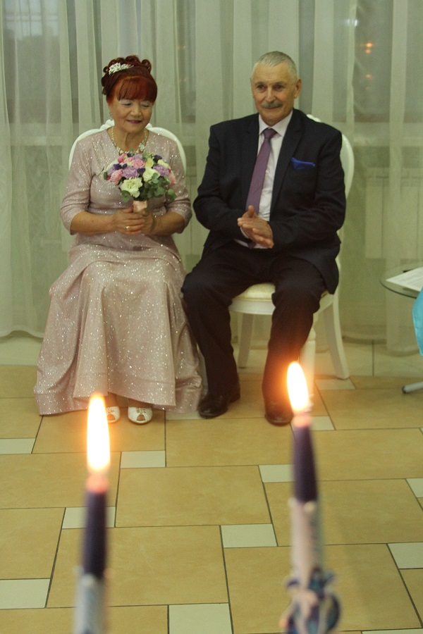 18.10.19 года во Дворце торжеств отметили золотой юбилей свадьбы супруги Закетдиновы 
