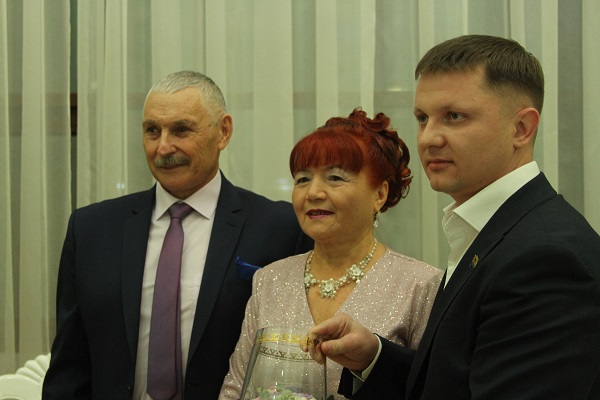 18.10.19 года во Дворце торжеств отметили золотой юбилей свадьбы супруги Закетдиновы 