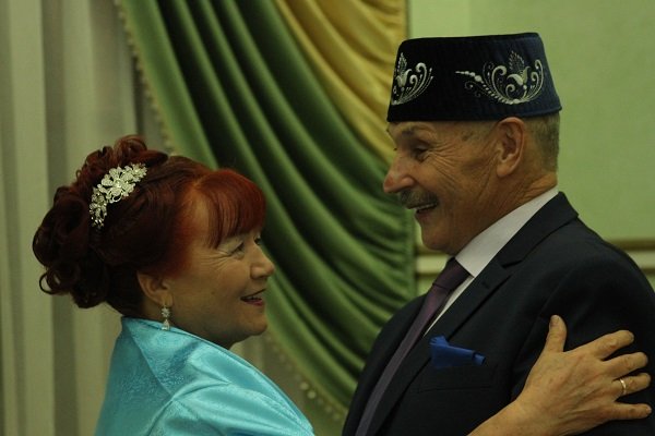 18.10.19 года во Дворце торжеств отметили золотой юбилей свадьбы супруги Закетдиновы