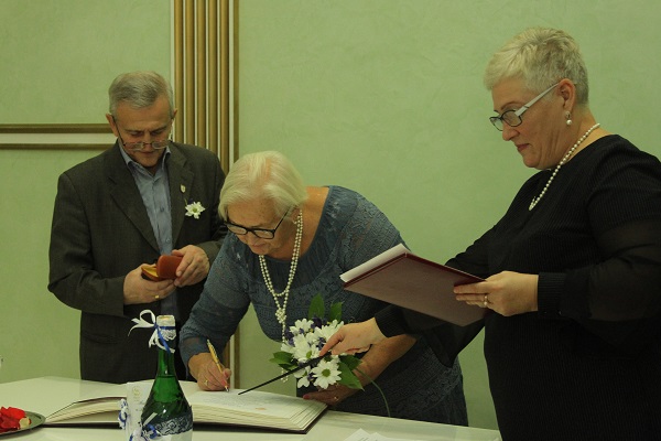 Сапфировый юбилей во Дворце торжеств отметили 2 ноября супруги Граматикополо