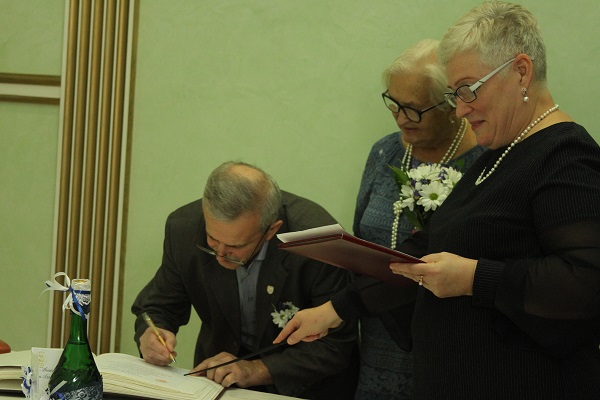 Сапфировый юбилей во Дворце торжеств отметили 2 ноября супруги Граматикополо