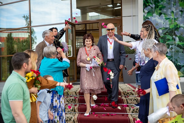 Золотой юбилей свадьбы супругов Сегал Золотой юбилей свадьбы супругов Сегал