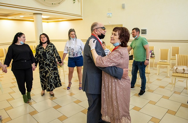 Золотой юбилей свадьбы супругов Сегал Золотой юбилей свадьбы супругов Сегал