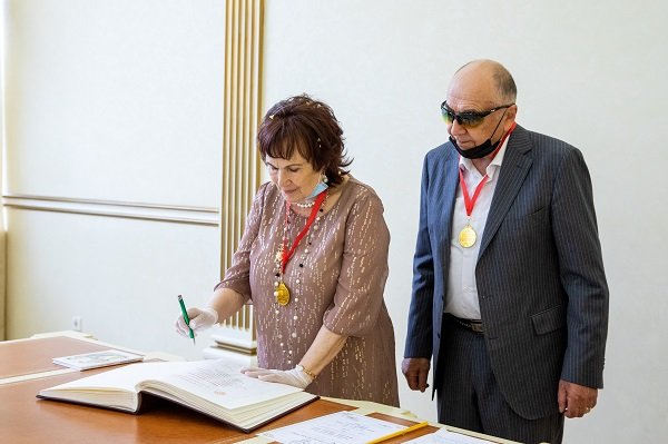 Золотой юбилей свадьбы супругов  Сегал