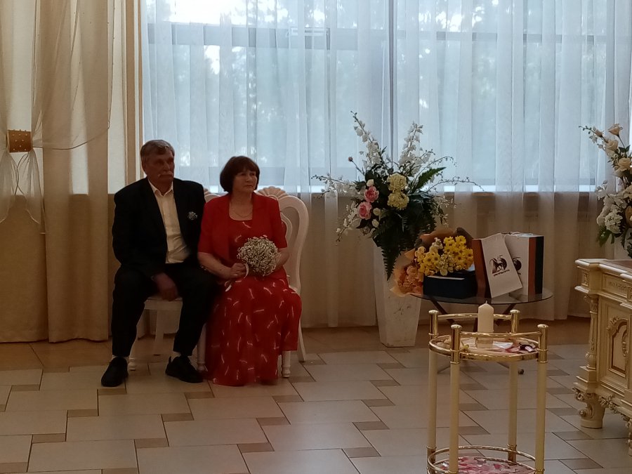 Золотой юбилей свадьбы Волковых 