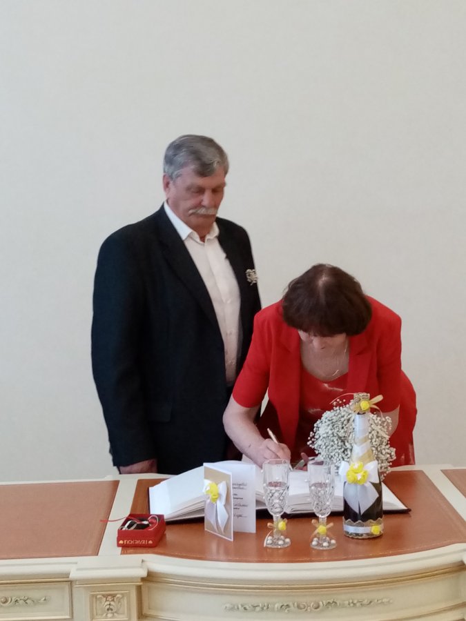 Золотой юбилей свадьбы Волковых 