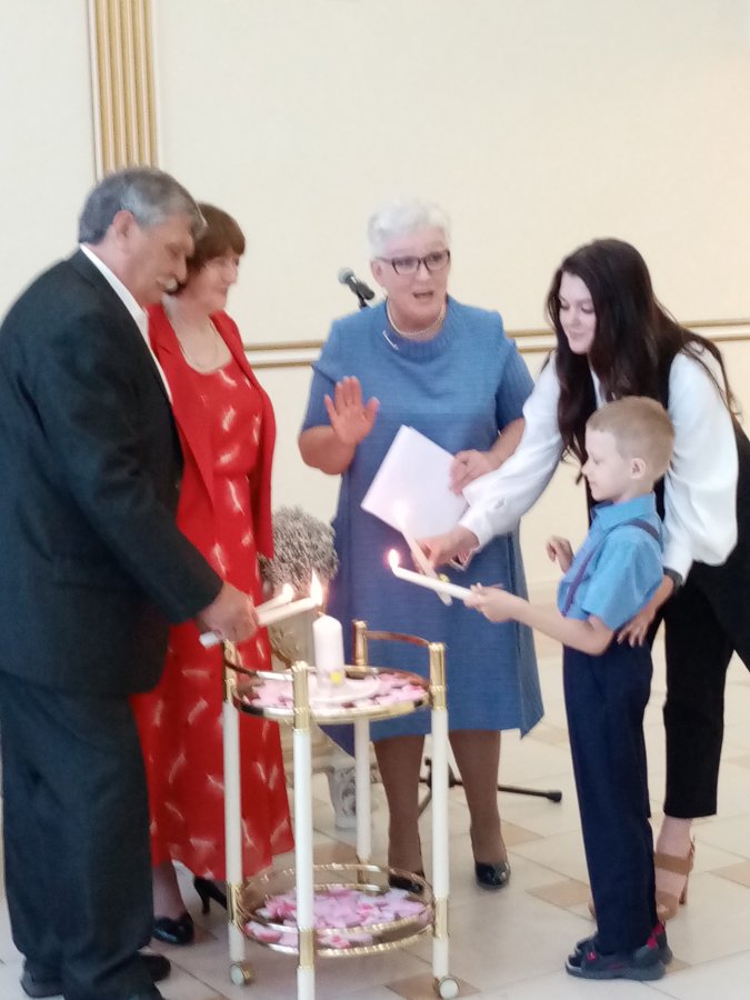 Золотой юбилей свадьбы Волковых 