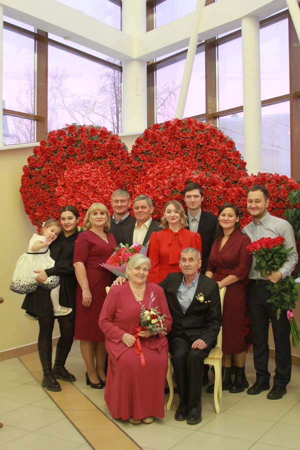 Изумрудный юбилей свадьбы семьи Собакиных