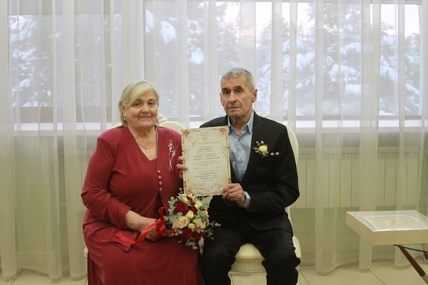 Изумрудный юбилей свадьбы семьи Собакиных