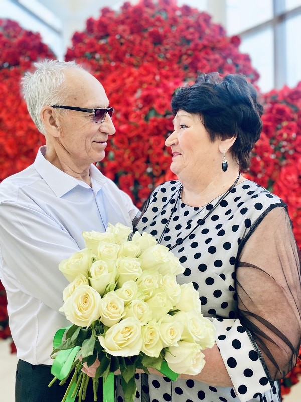 Изумрудный юбилей свадьбы отметили  супруги Новиковы