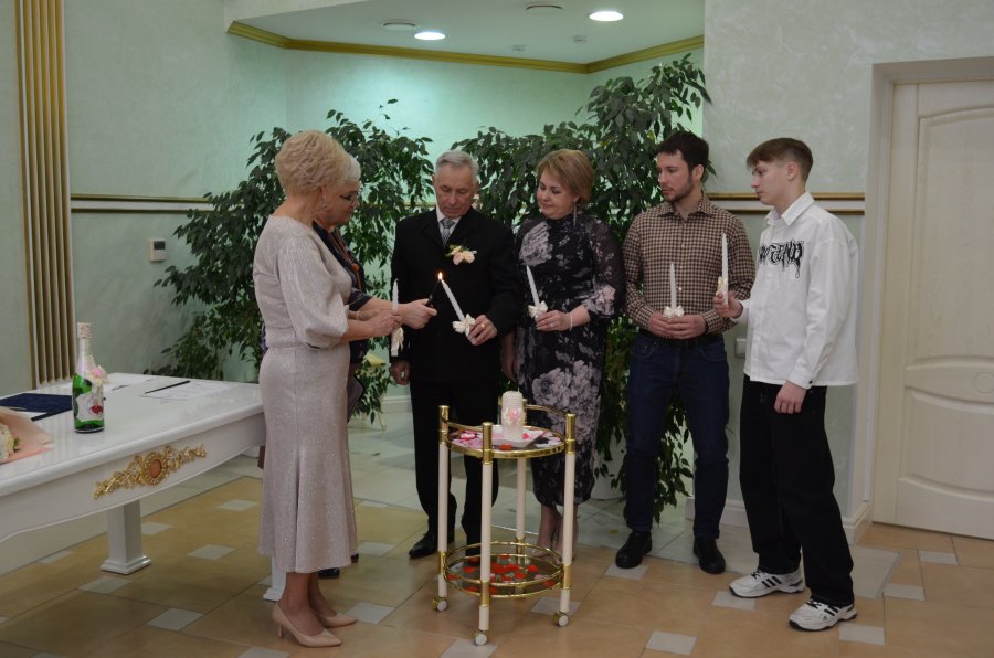  Золотой юбилей  супругов Винокуровых