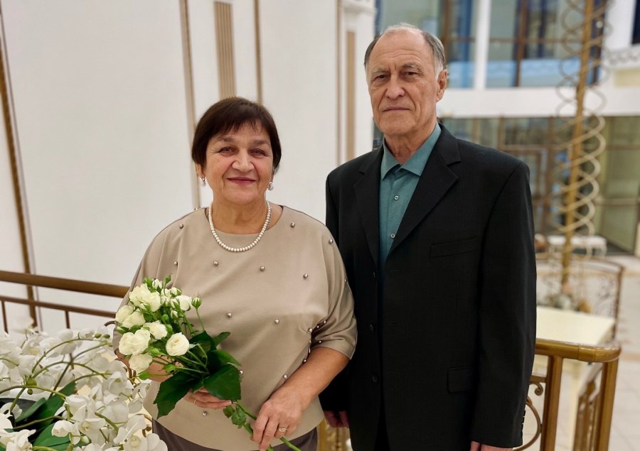 Золотой юбилей свадьбы отметили супруги Устиновы