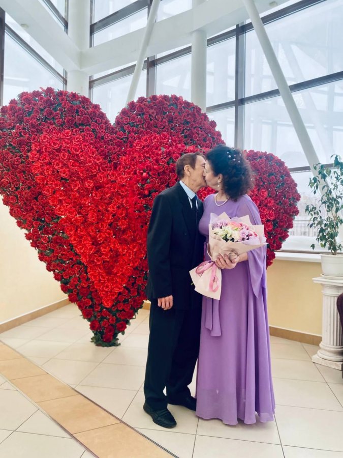 Золотой юбилей свадьбы  Андреевых Александра Васильевича и Валентины Ивановны