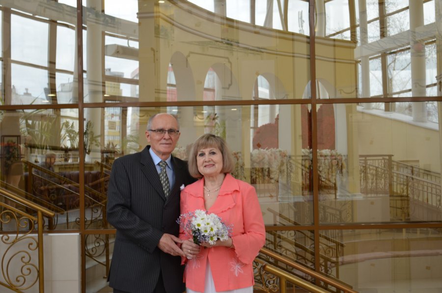 Золотой юбилей свадьбы семьи Костенко Владимира Владимировича и Людмилы Ивановны