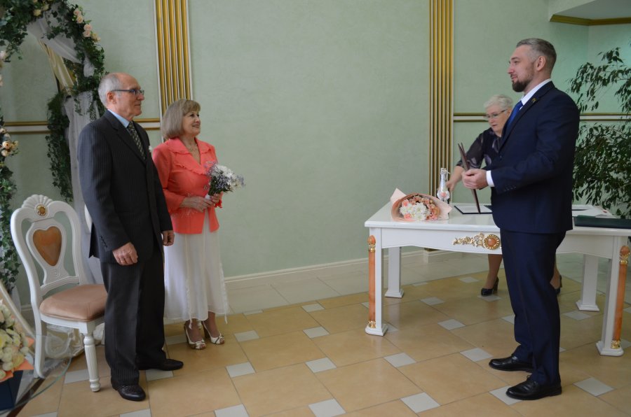 Золотой юбилей свадьбы семьи Костенко Владимира Владимировича и Людмилы Ивановны