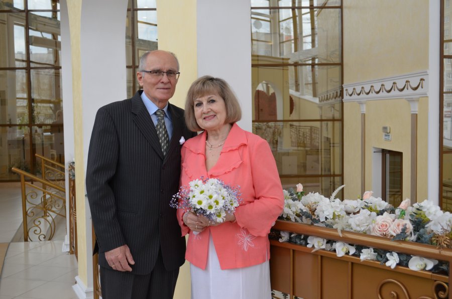 Золотой юбилей свадьбы семьи Костенко Владимира Владимировича и Людмилы Ивановны