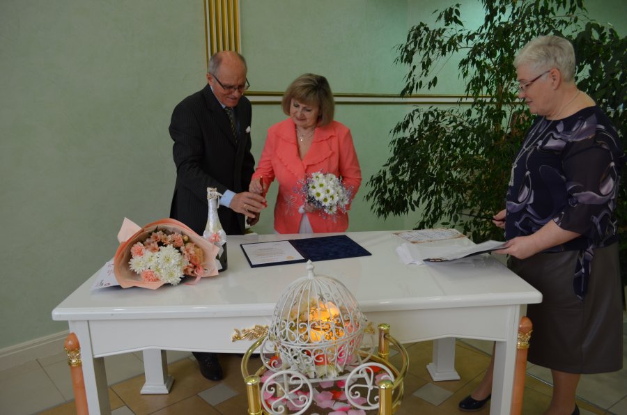 Золотой юбилей свадьбы семьи Костенко Владимира Владимировича и Людмилы Ивановны