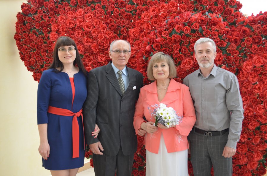 Золотой юбилей свадьбы семьи Костенко Владимира Владимировича и Людмилы Ивановны