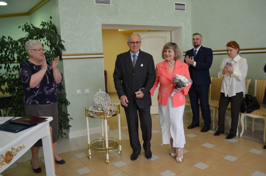 Золотой юбилей свадьбы семьи Костенко Владимира Владимировича и Людмилы Ивановны