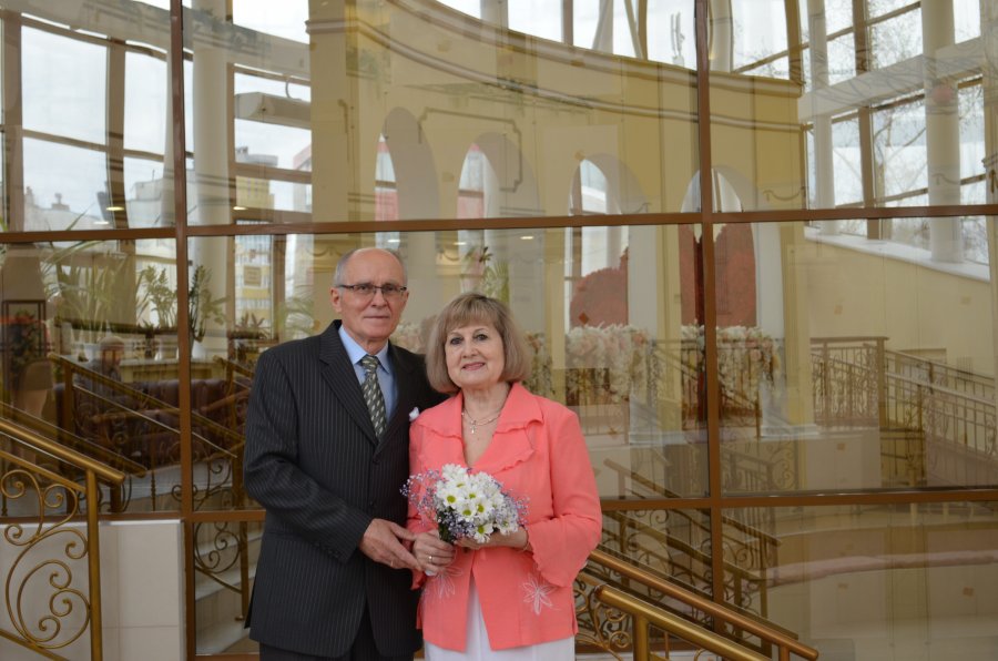 Золотой юбилей свадьбы семьи Костенко Владимира Владимировича и Людмилы Ивановны