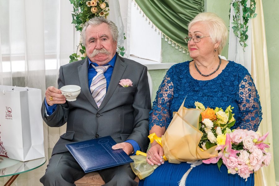 Золотой юбилей супругов Гариных